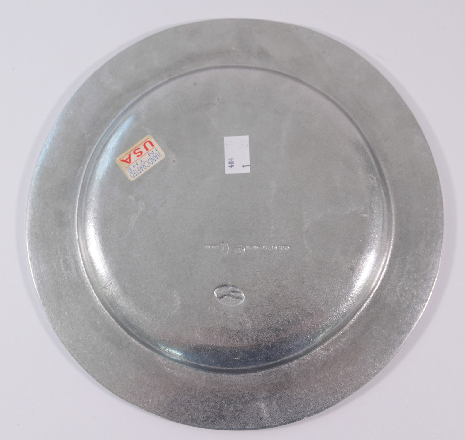 Camp David Pewter Plate. - 2