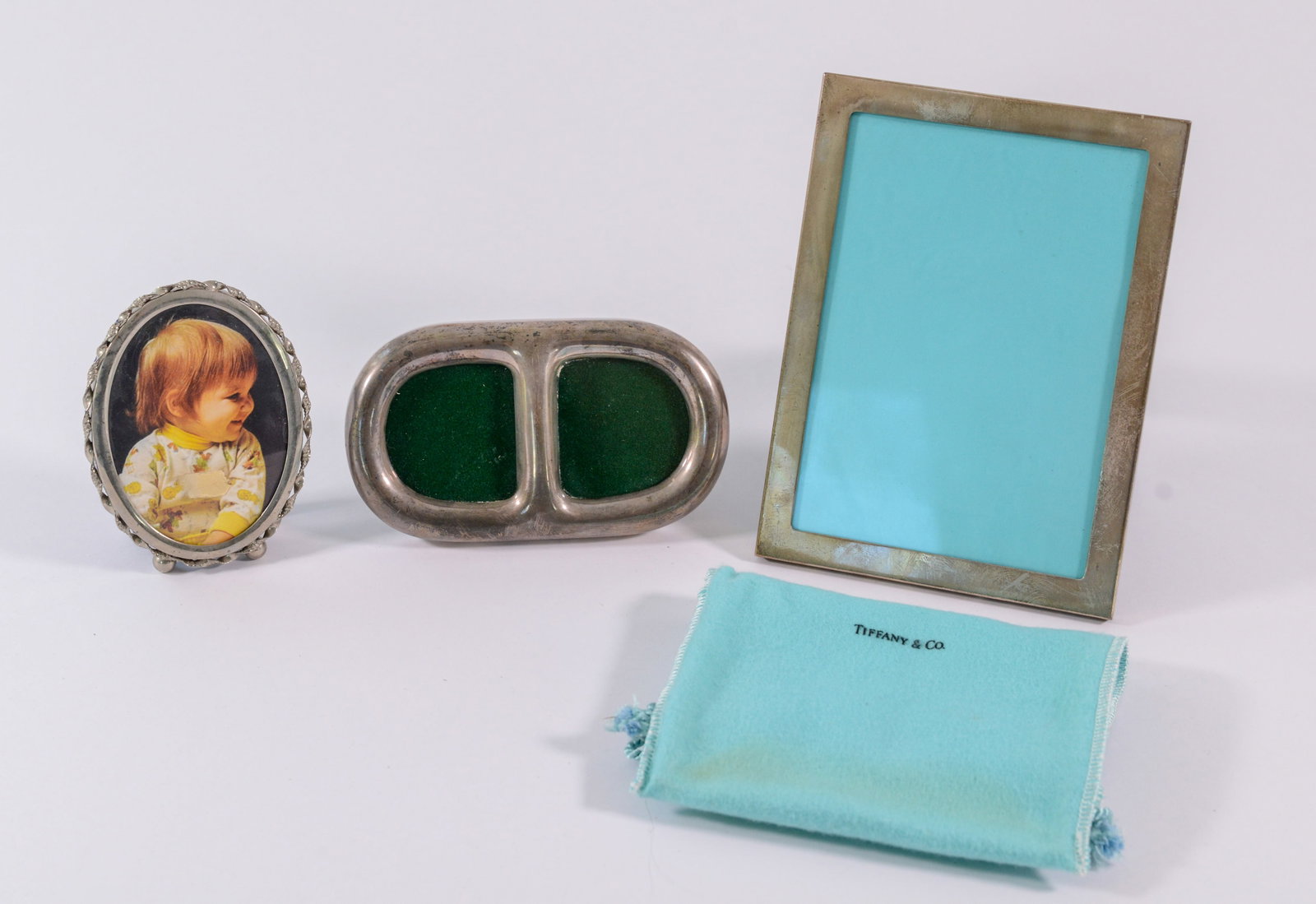 Three Sterling Silver Picture Frames. (1 of 6)