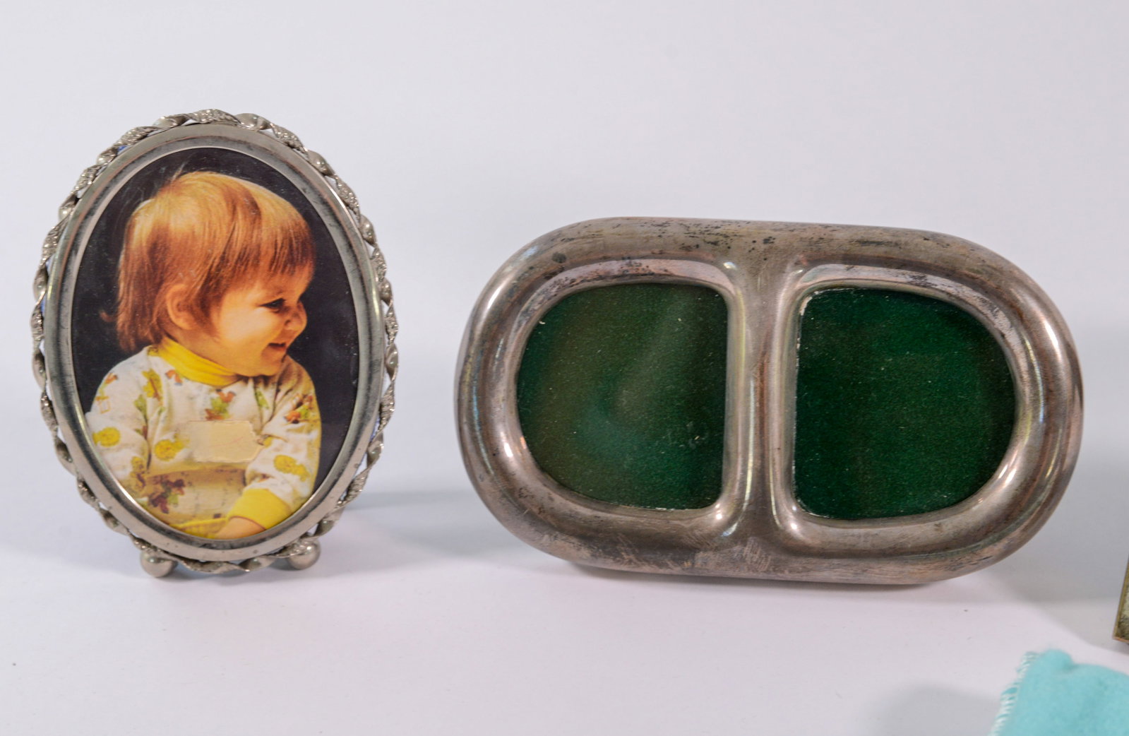 Three Sterling Silver Picture Frames. - 3