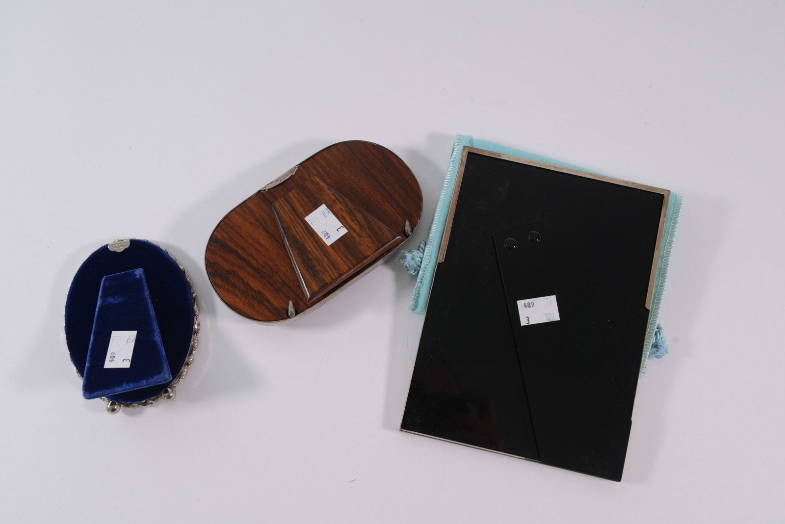 Three Sterling Silver Picture Frames. - 4
