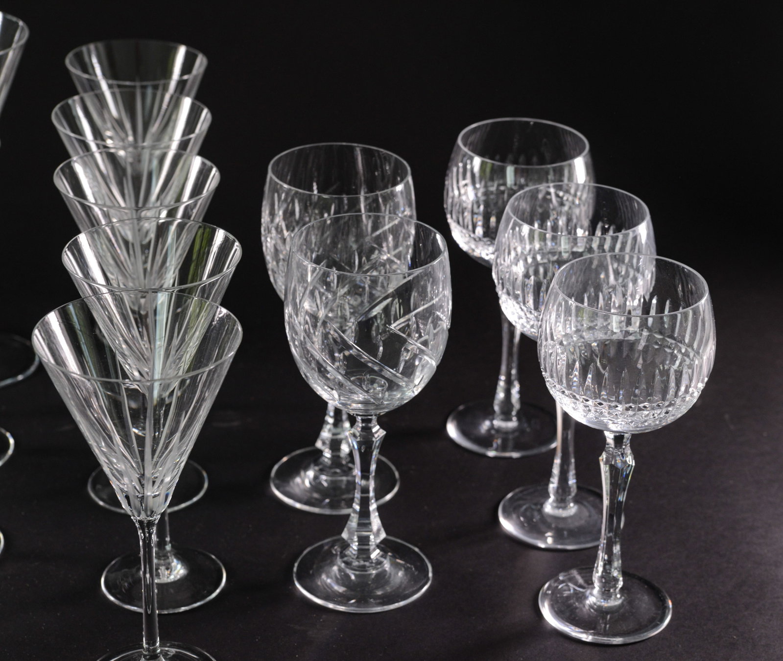 Twenty Two Stem Glasses. - 2
