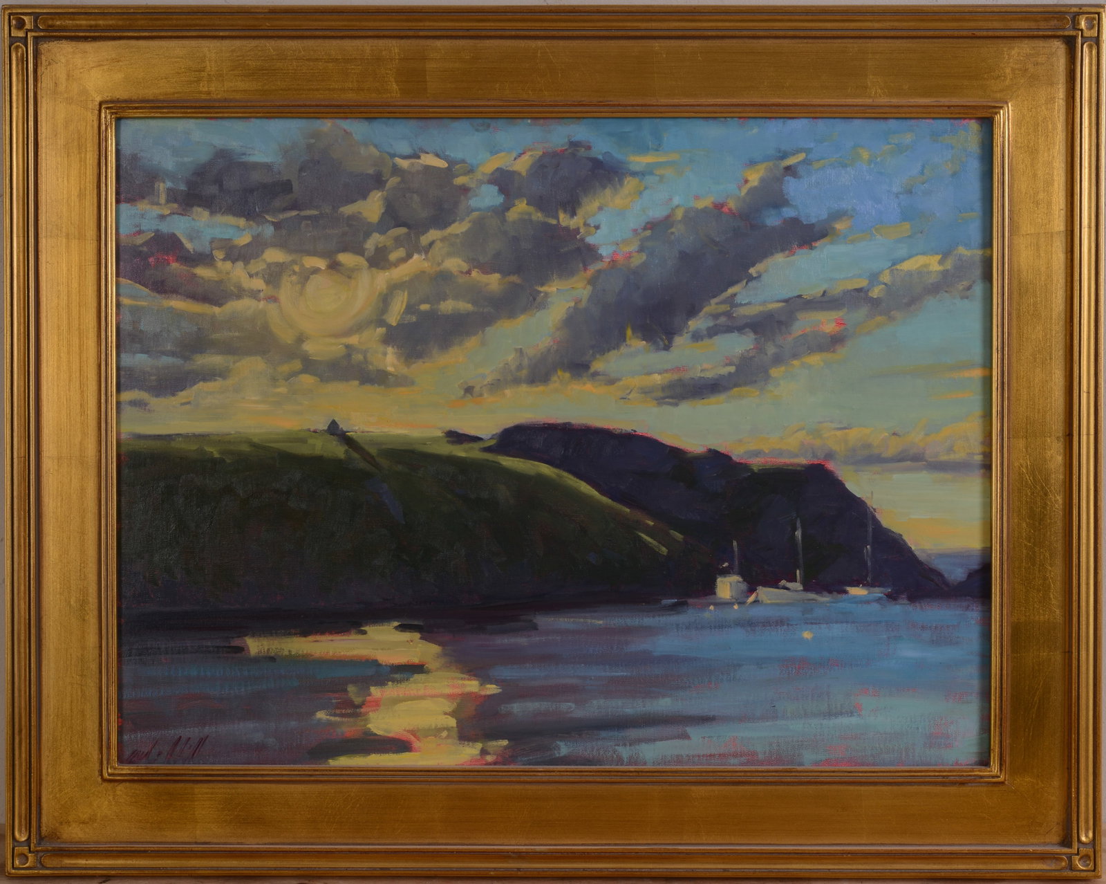 Alison Hill (Maine Contemporary). Monhegan Sunrise. (1 of 3)