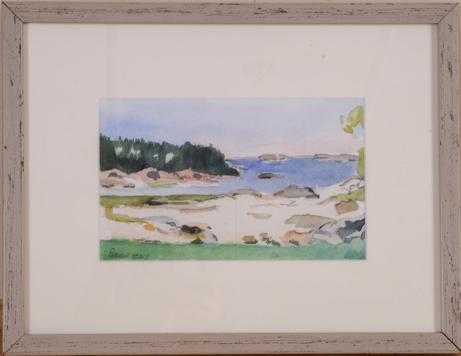 Perrin Heard (Maine Contemporary). Coastal Landscape. (1 of 3)