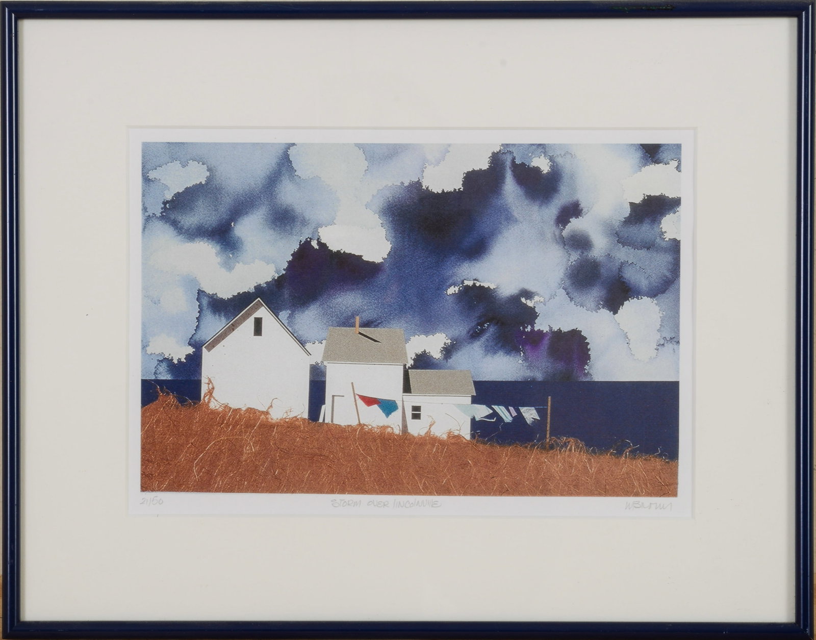 W. Brown. Storm Over Lincolnville. (1 of 3)