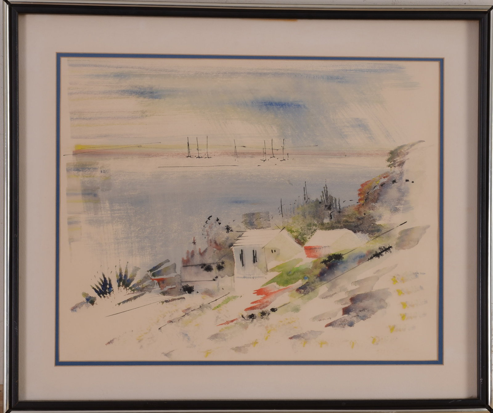Alfred Birdsey. Bermuda Watercolor. (1 of 2)
