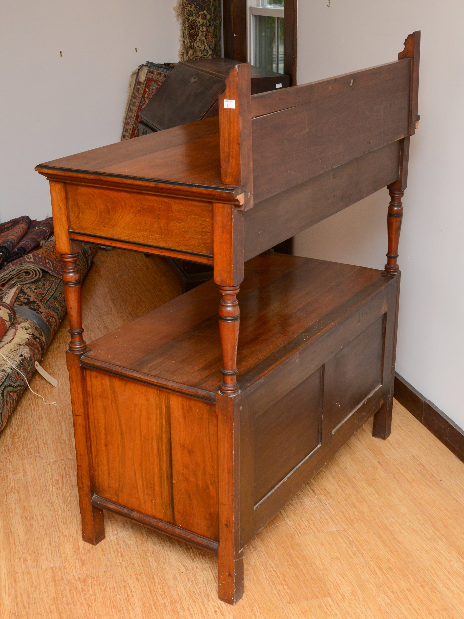 19th C Mahogany Server - 4