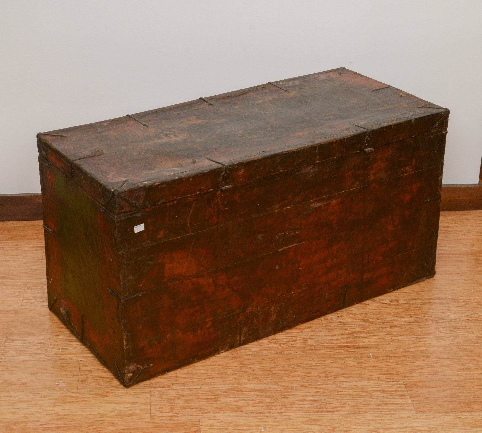 Tibetan Hand Painted Trunk. - 5