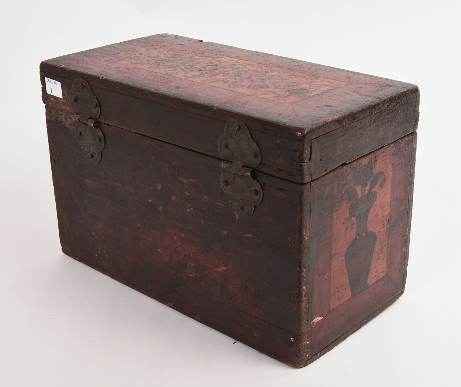 Two Tibetan Hand Painted Boxes. - 10
