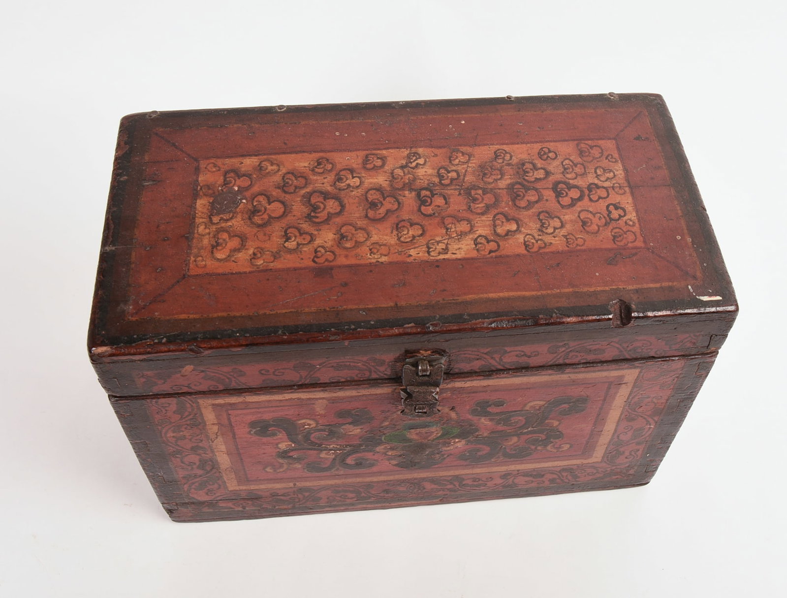 Two Tibetan Hand Painted Boxes. - 8