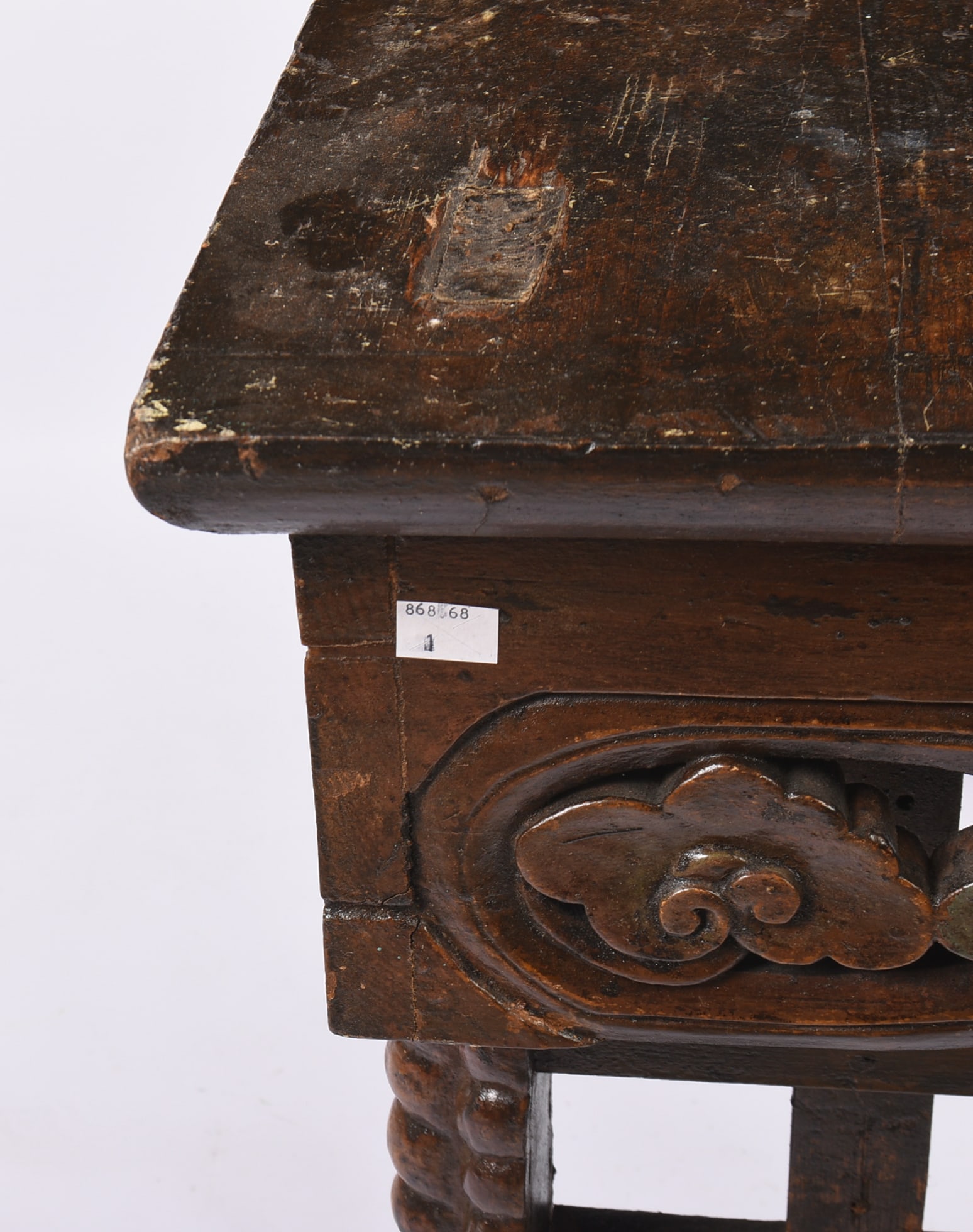 Asian Carved Altar Table. - 4