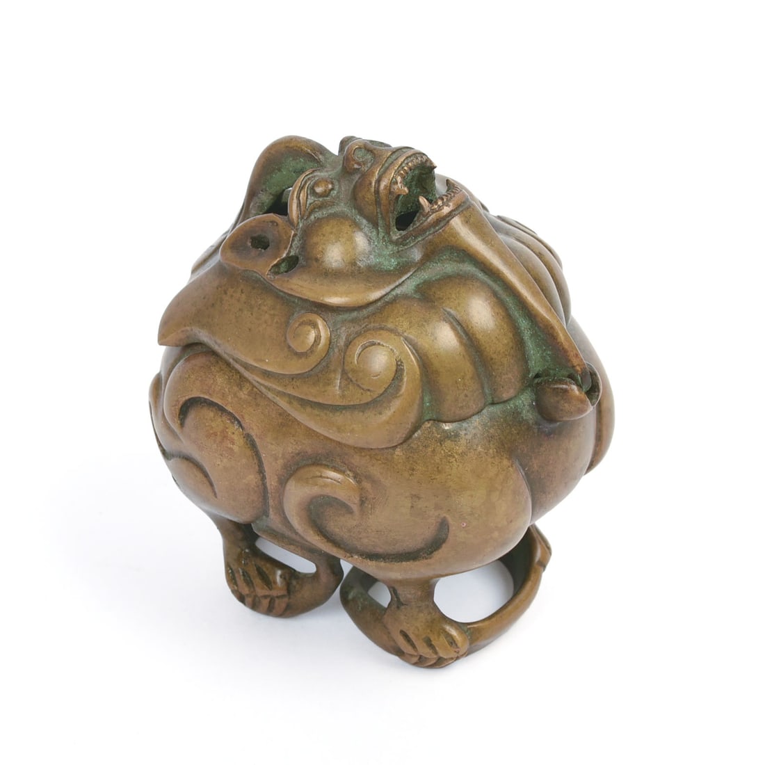 Small Chinese Bronze Censer. (1 of 6)