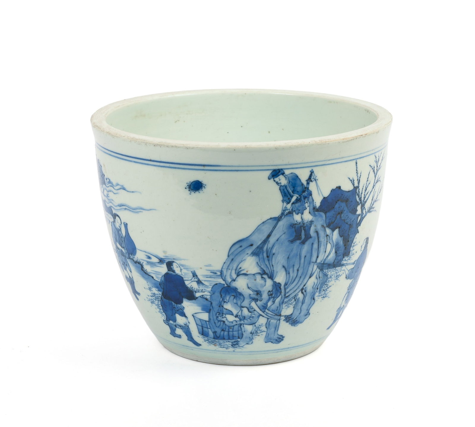 Chinese Blue & White Jardiniere. (1 of 6)