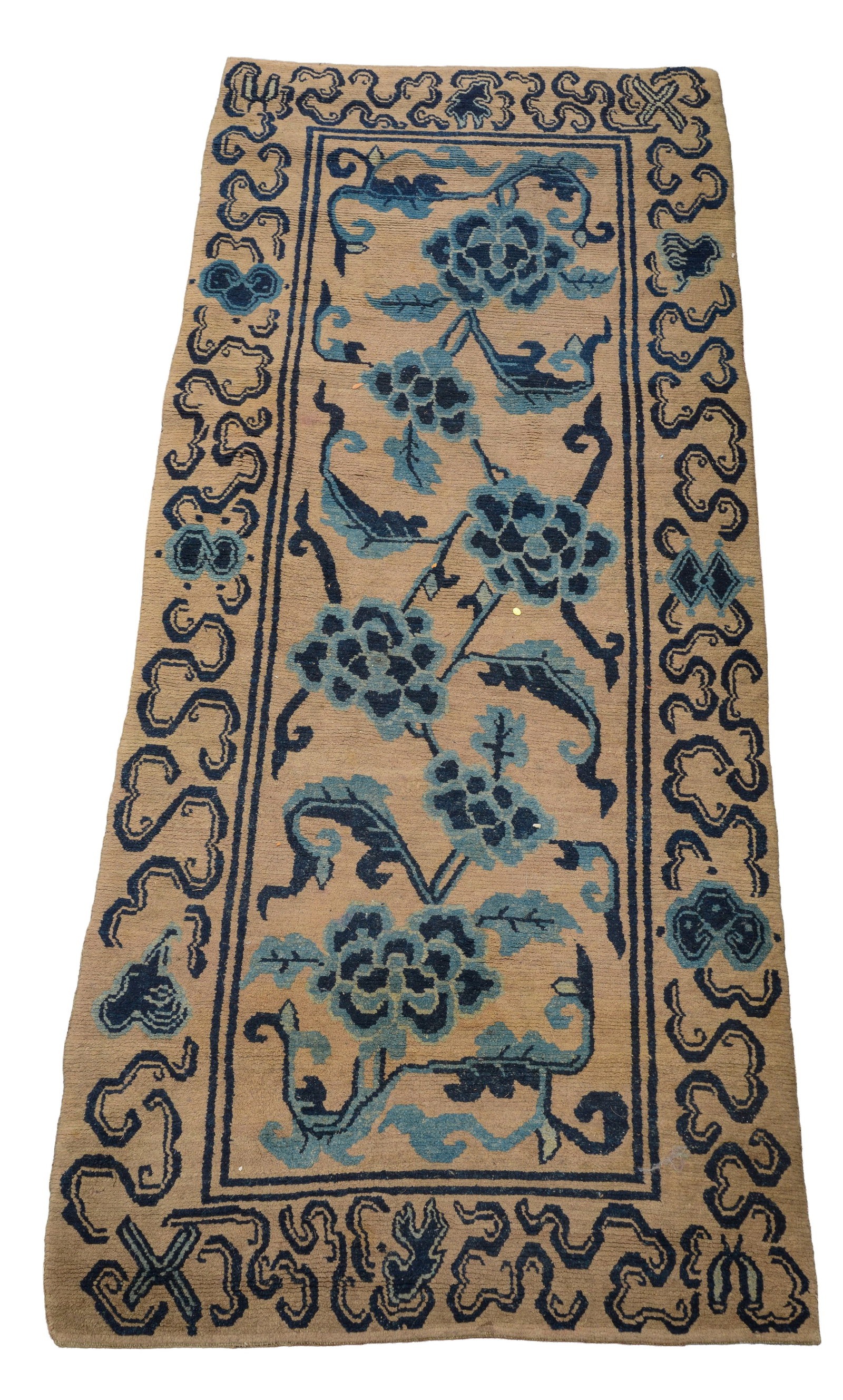 Handwoven Chinese Runner Carpet.: 89 x 34 inches.