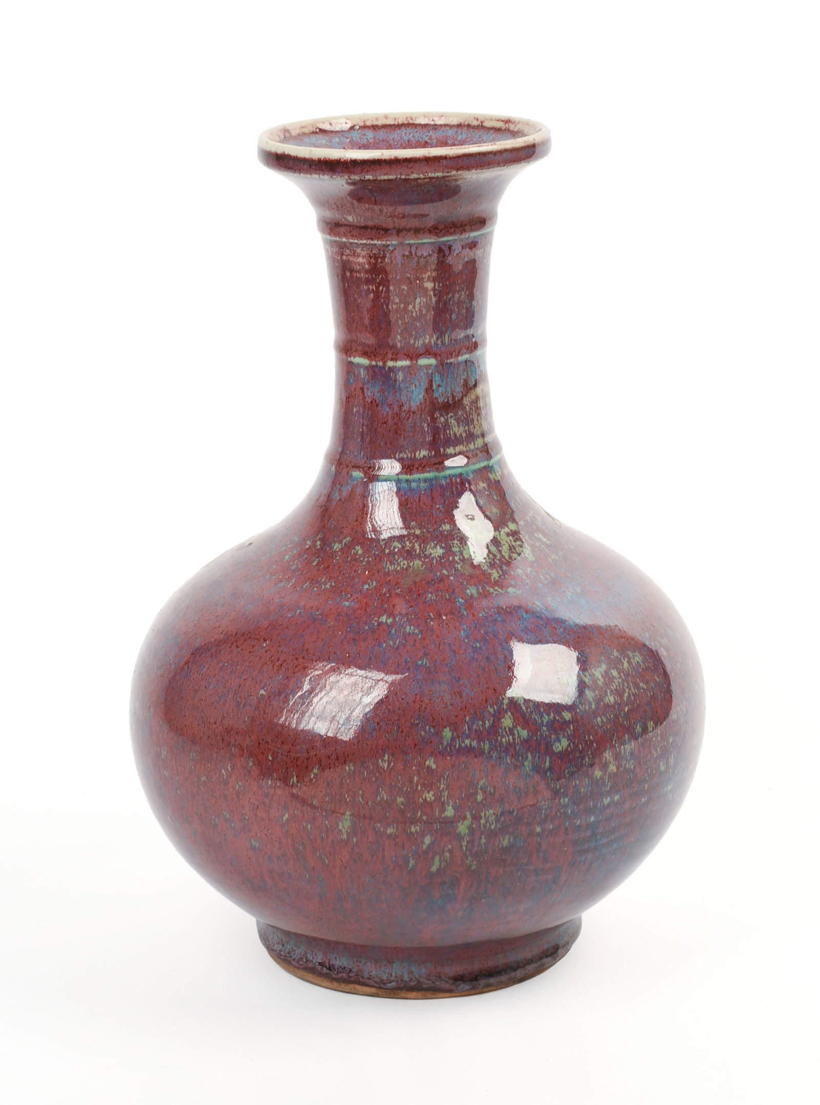 Chinese Oxblood Glaze Vase. (1 of 4)