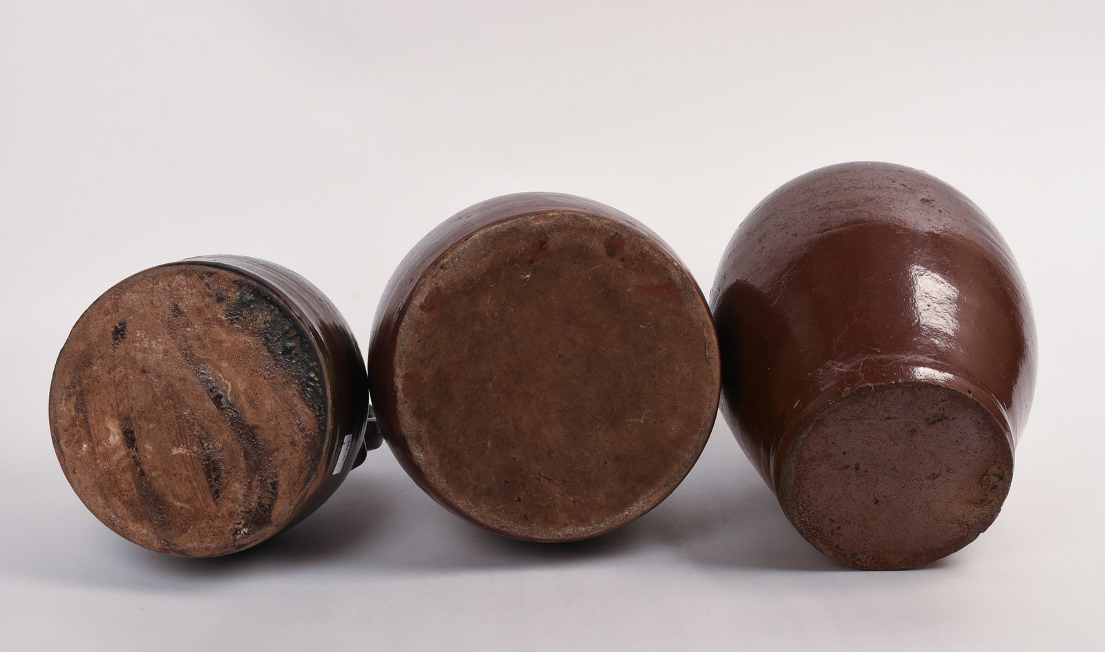 Three Redware Jugs. - 7