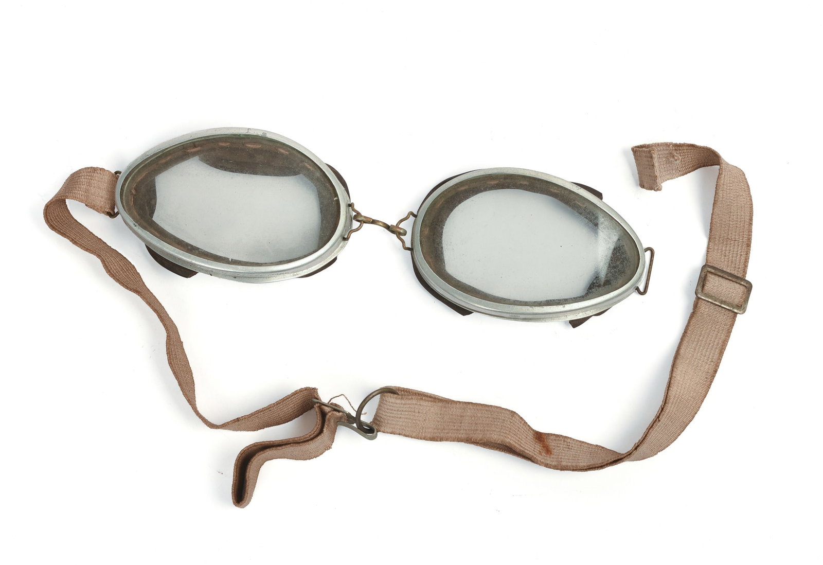 German WWI Luftwaffe Flight Goggles.: Nov. 3, 1906 patent. Some losses.