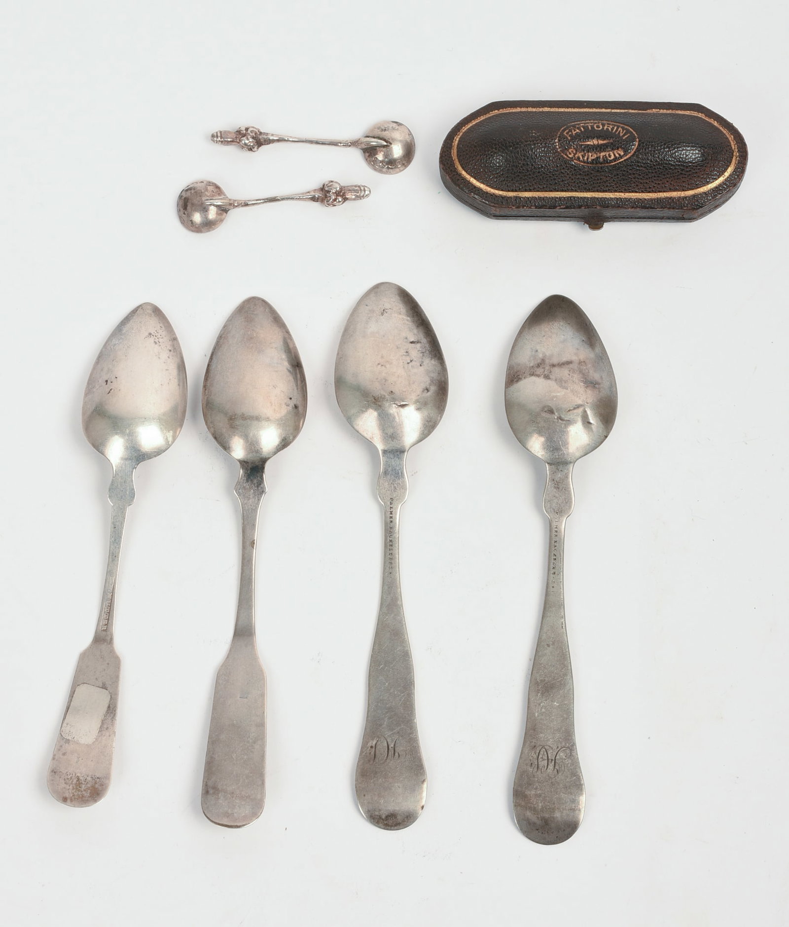 Four Coin Silver Teaspoons. - 2
