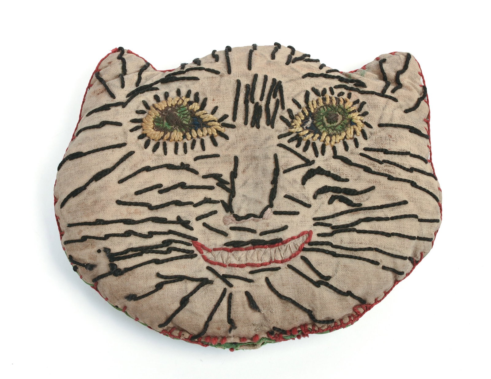 Early Cat Form Beanbag.: 4.5 x 6 inches.