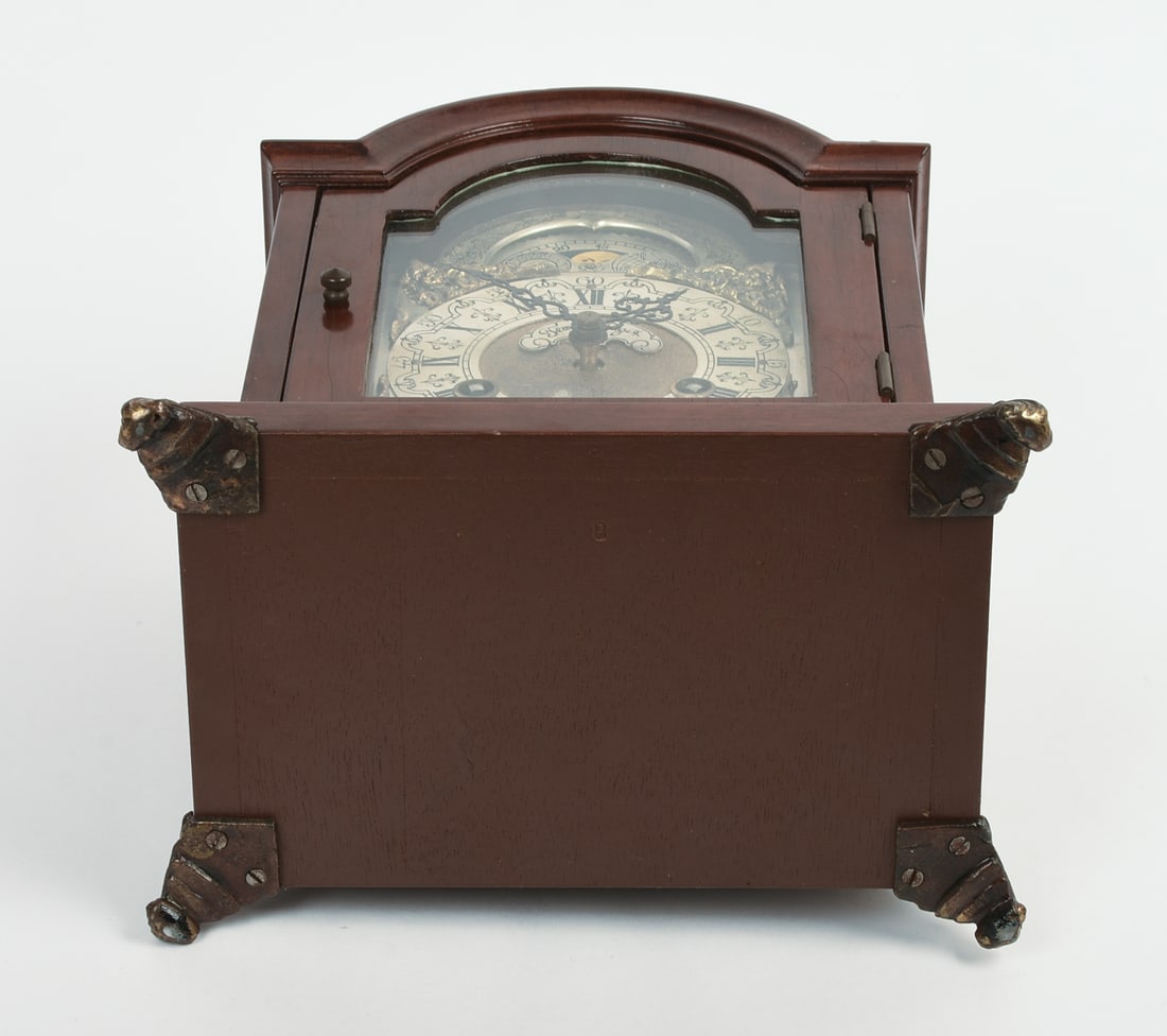 Moon Phase Mantle Clock. - 8