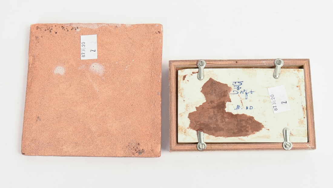Two Delft Tiles. - 2