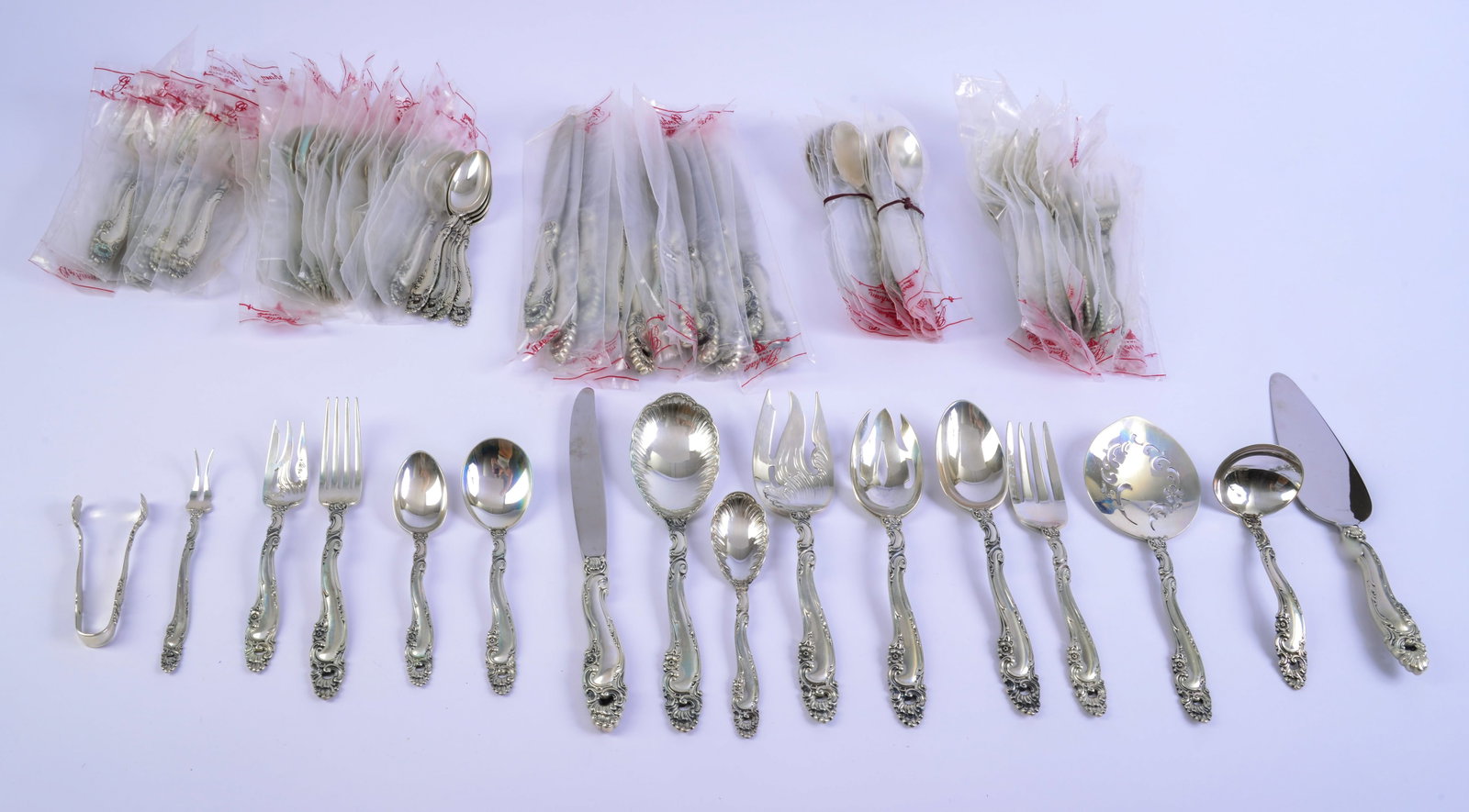 Gorham Sterling Flatware Service. - 2