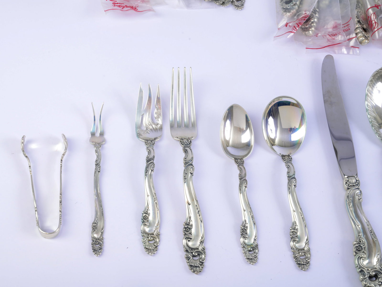 Gorham Sterling Flatware Service. - 3