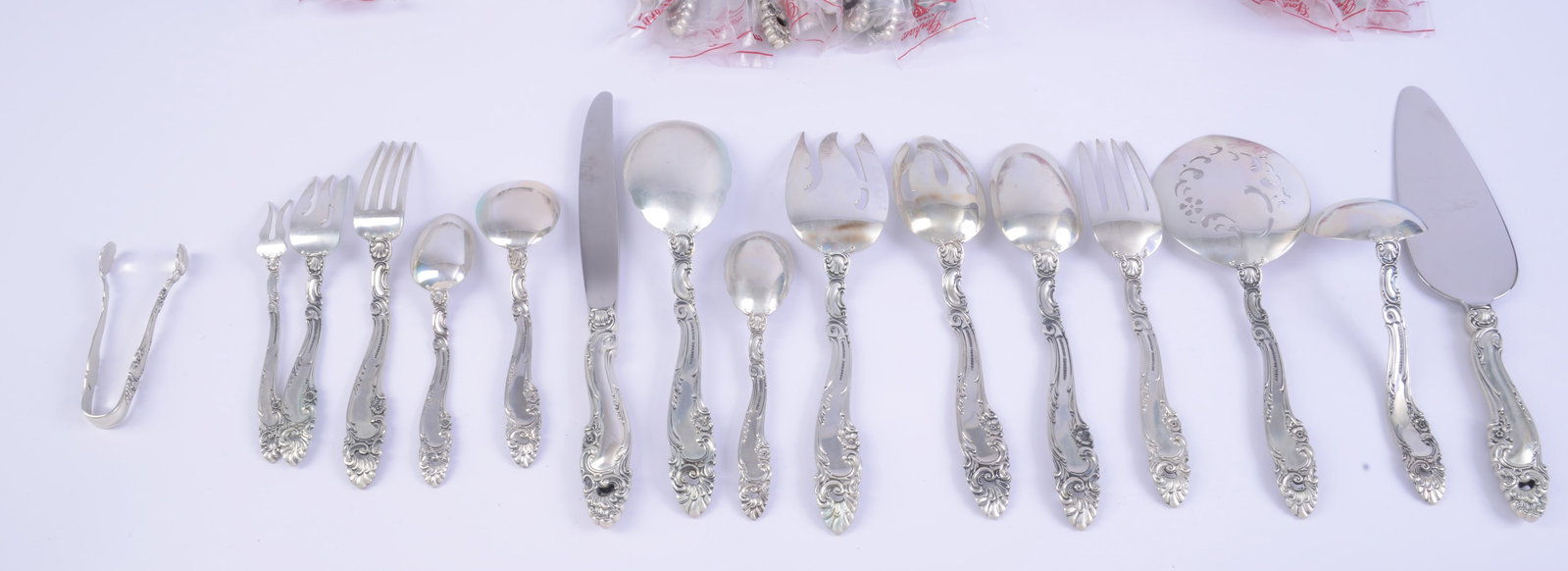 Gorham Sterling Flatware Service. - 6