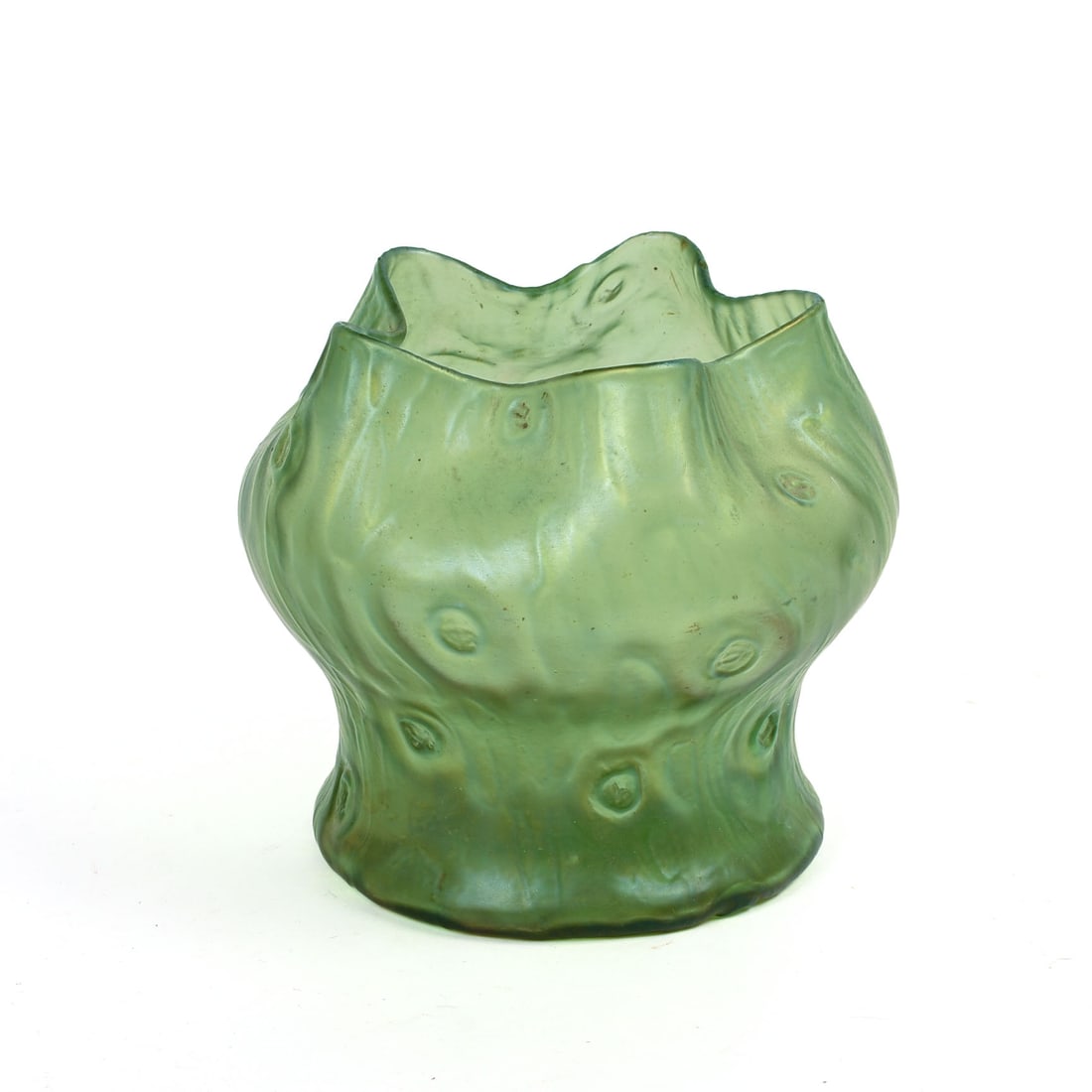 Loetz Crete Rusticano Art Glass Vase (1 of 4)