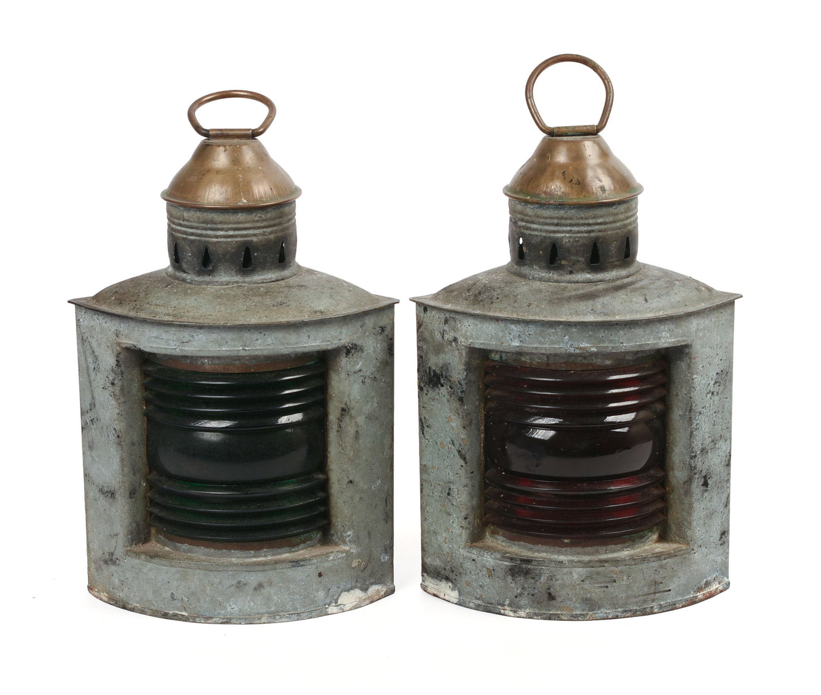 Pair of Wilcox, Crittenden & Co. Ship's Lanterns. (1 of 4)