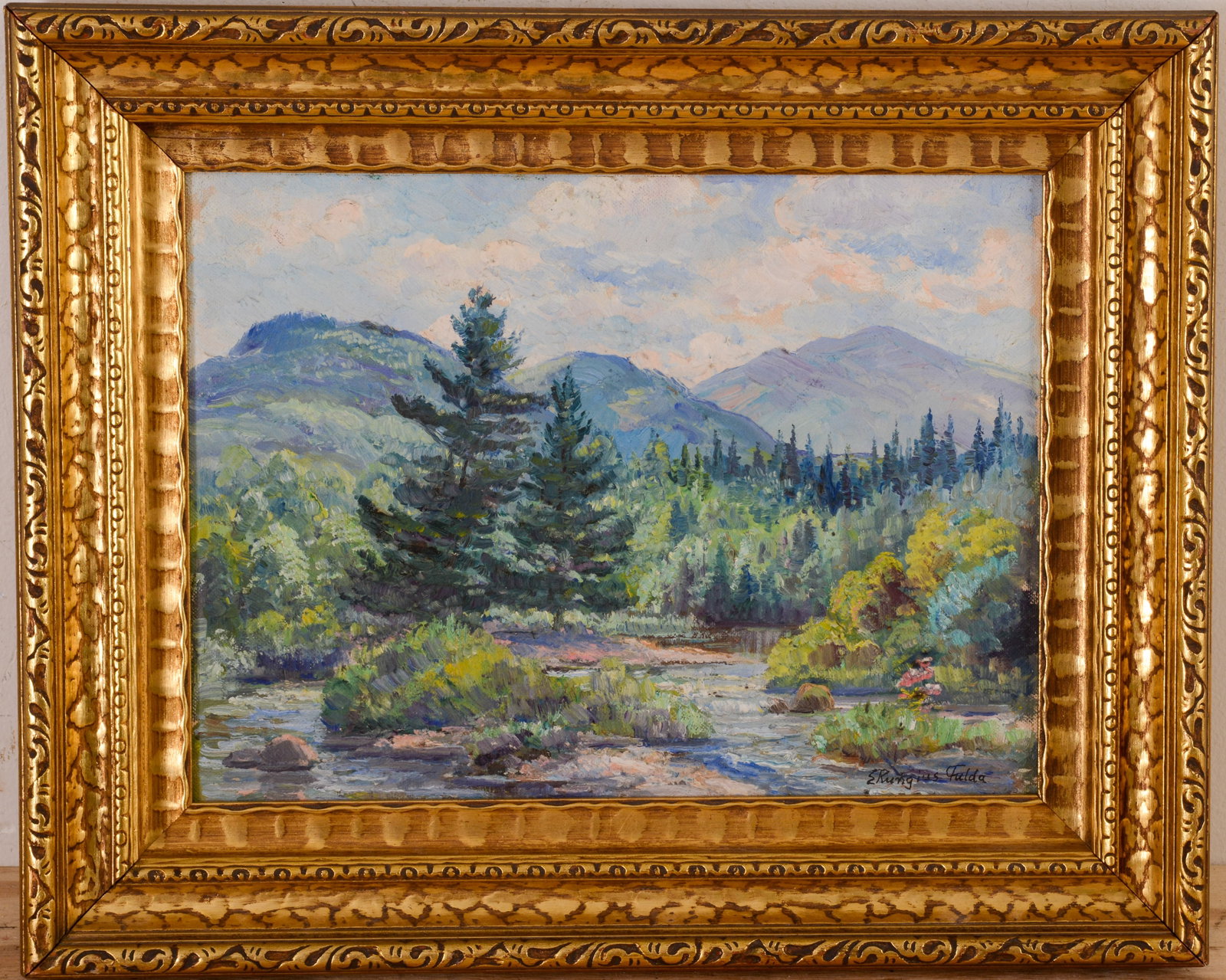E. Rungius Fulda. Landscape. (1 of 3)
