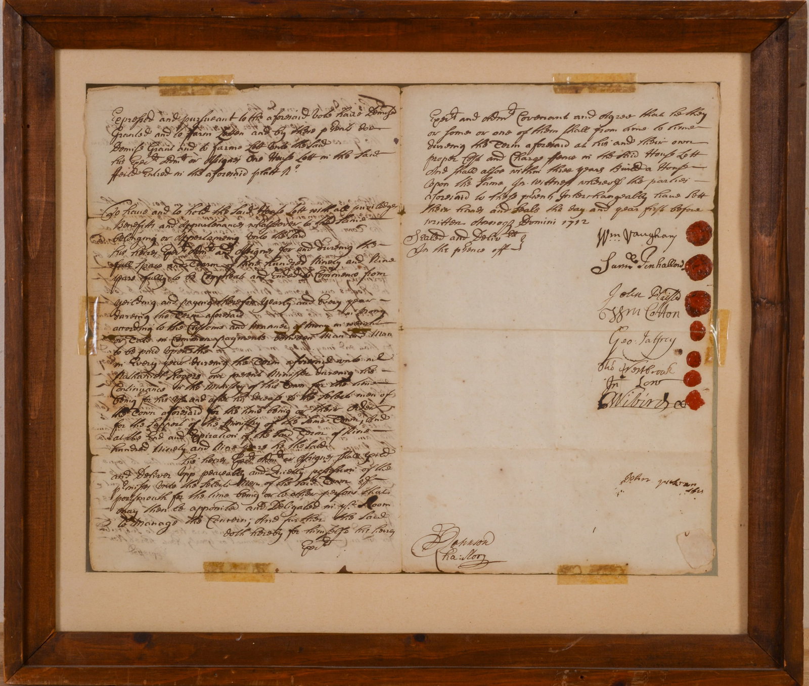 1712 Indenture Certificate. - 4
