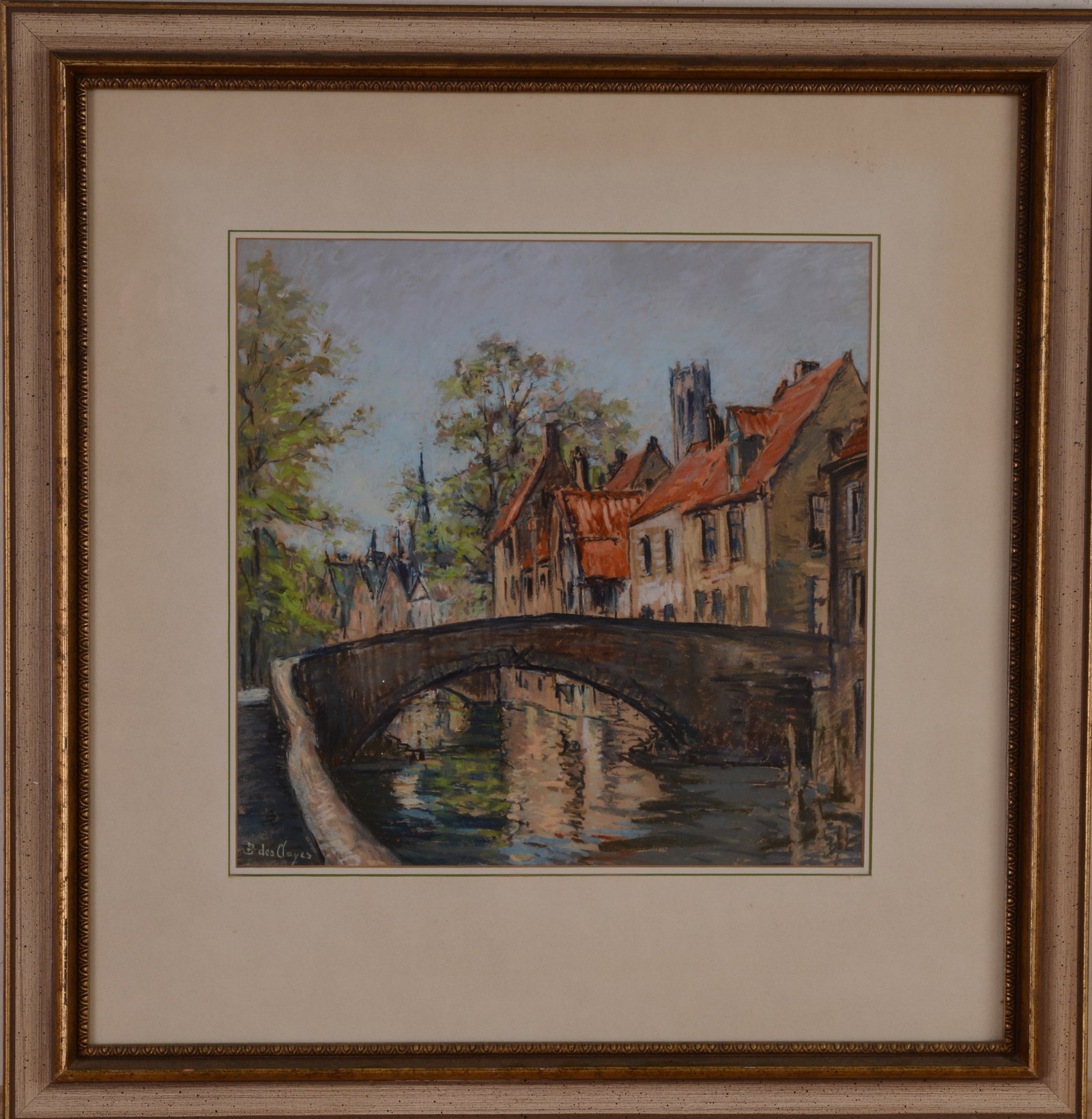Berthe Des Clayes (1877-1968). Bruges & The Belfry. (1 of 4)