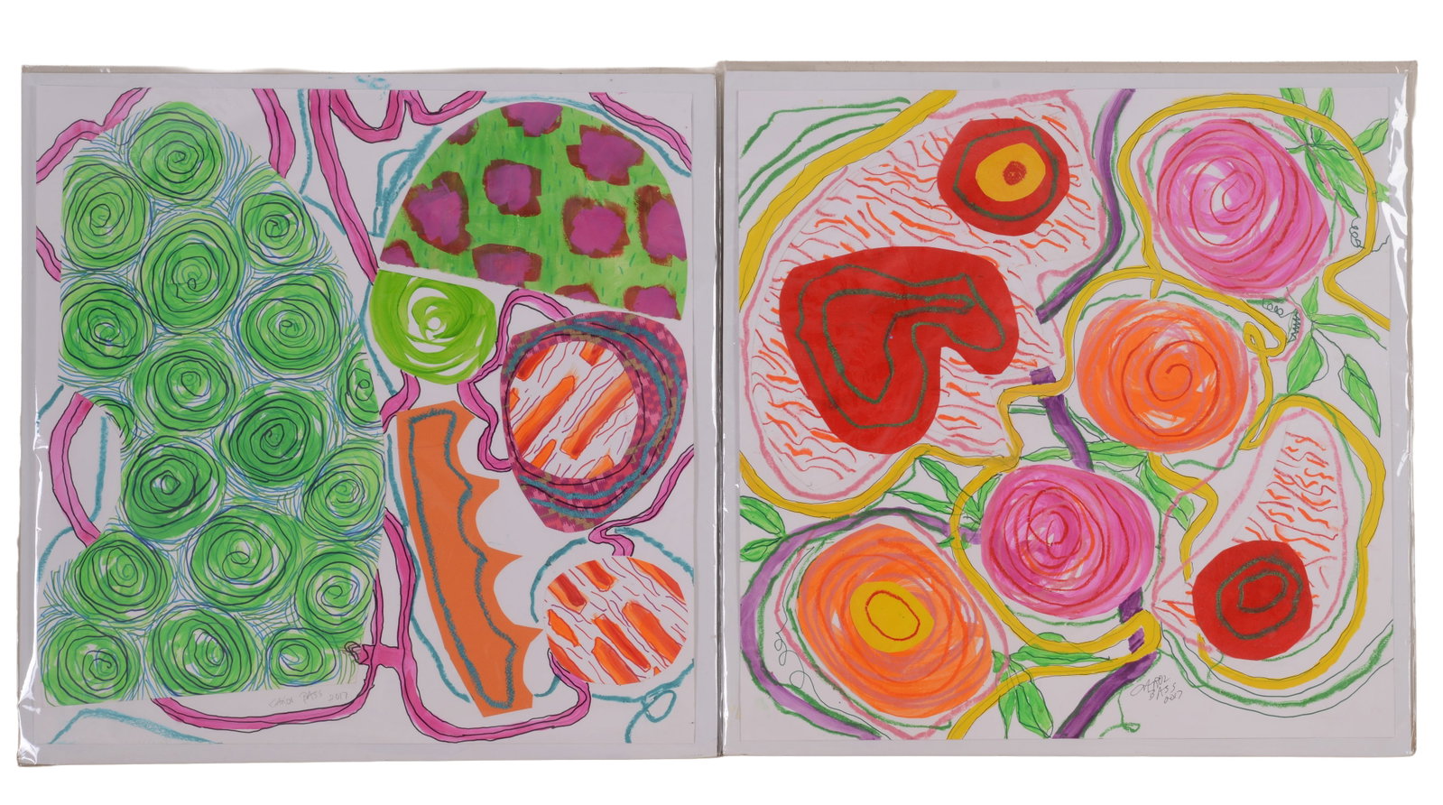 Carol Bass. Two Works. (1 of 4)