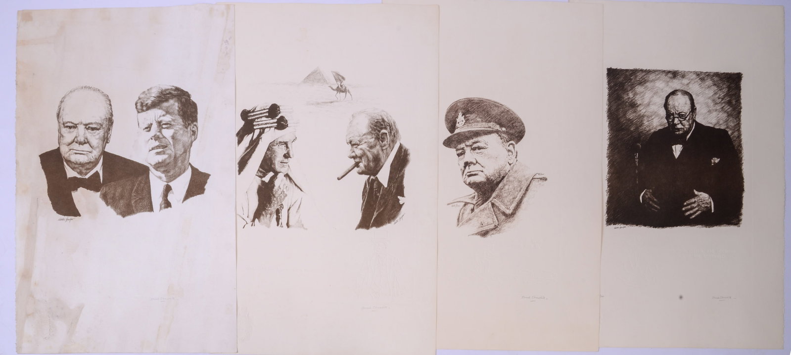 Four Curtis Hooper / Sarah Churchill Signed Intaglio Prints. (1 of 5)
