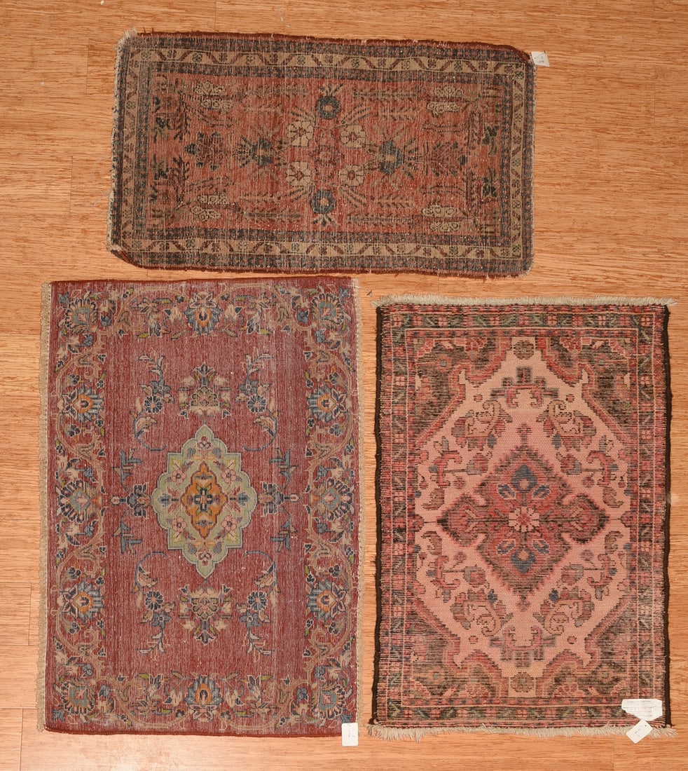 Three Small Oriental Mats. - 2