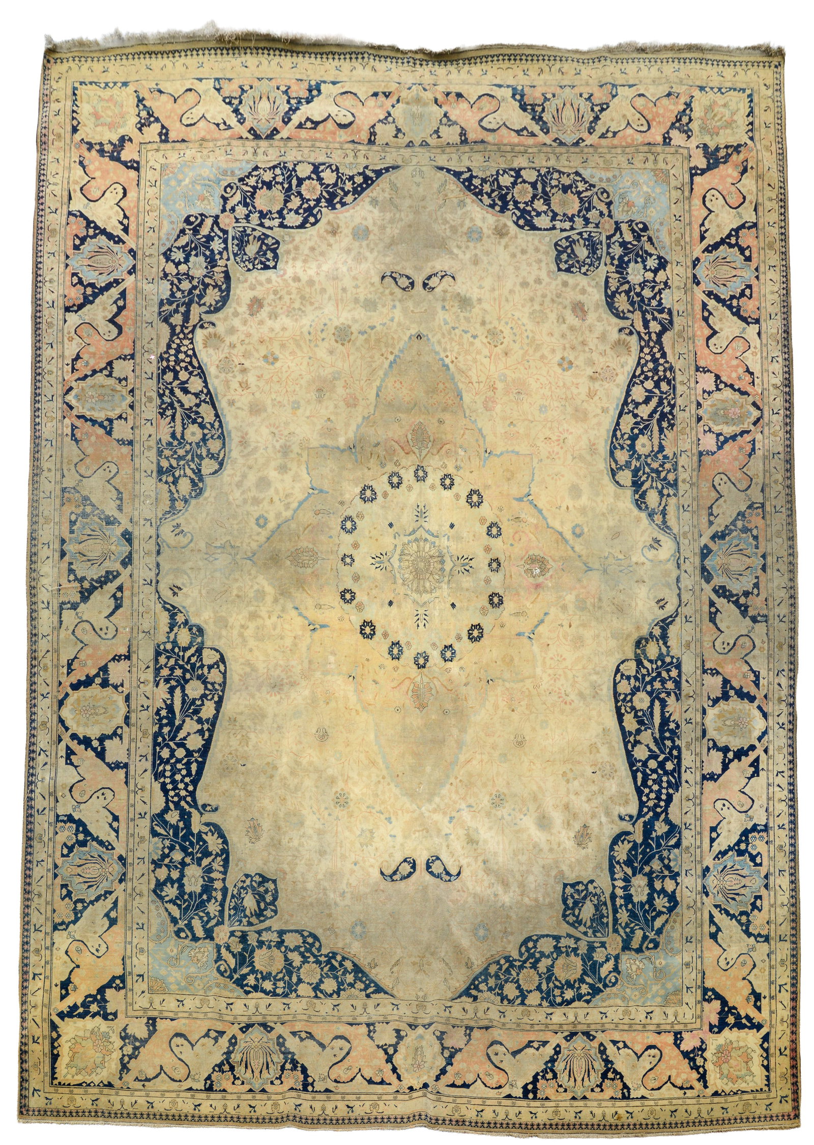 Antique Room Size Oriental Carpet. (1 of 4)