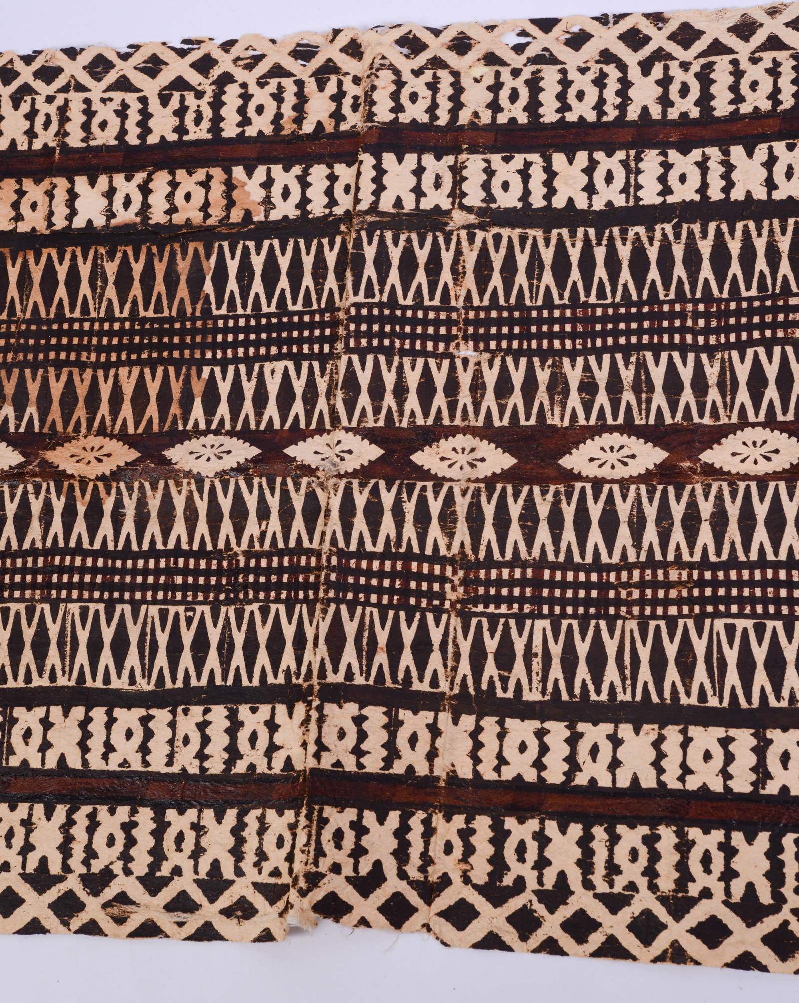 Two Tapa Cloths. - 2