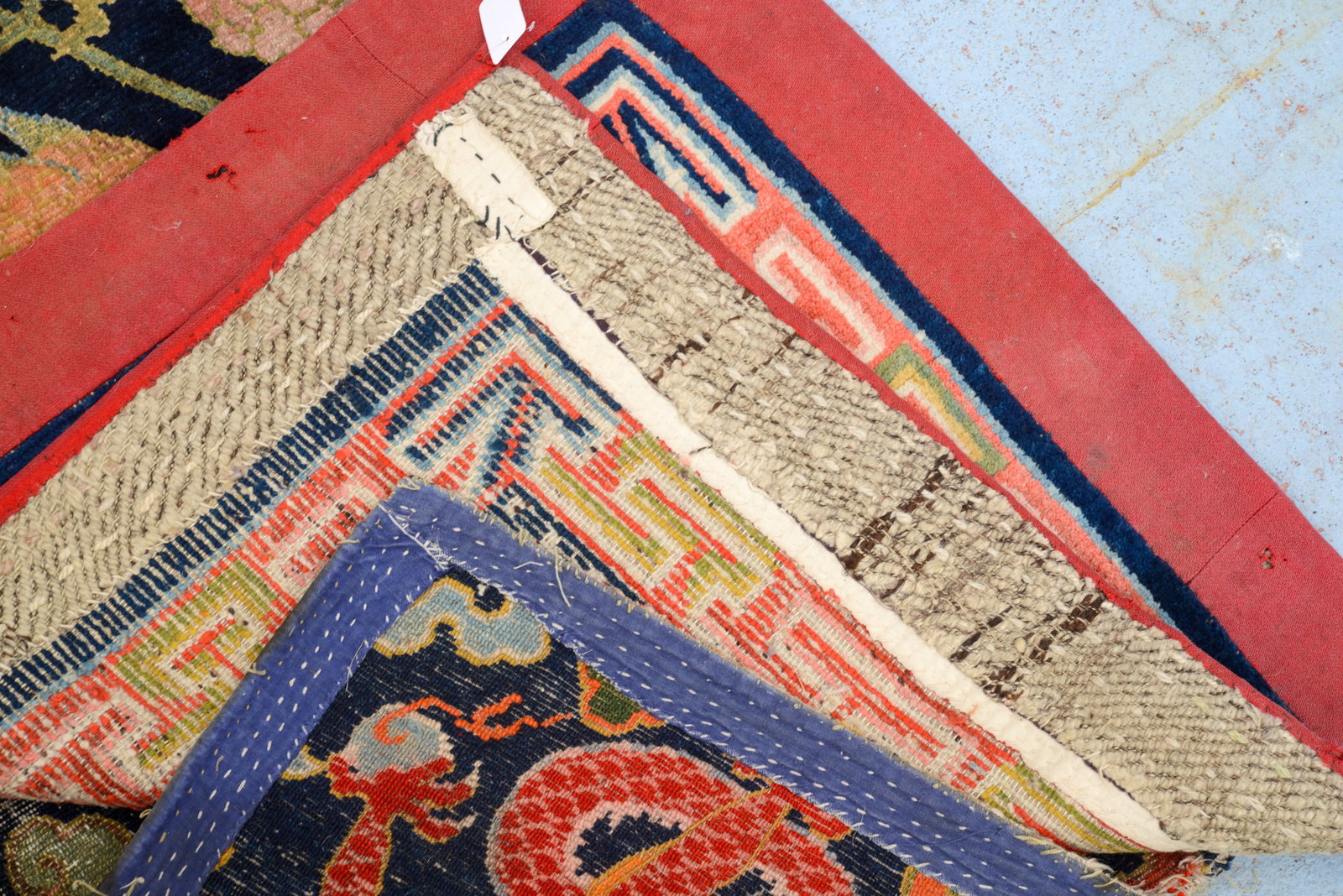 Two Small Hand Woven Mats. - 2