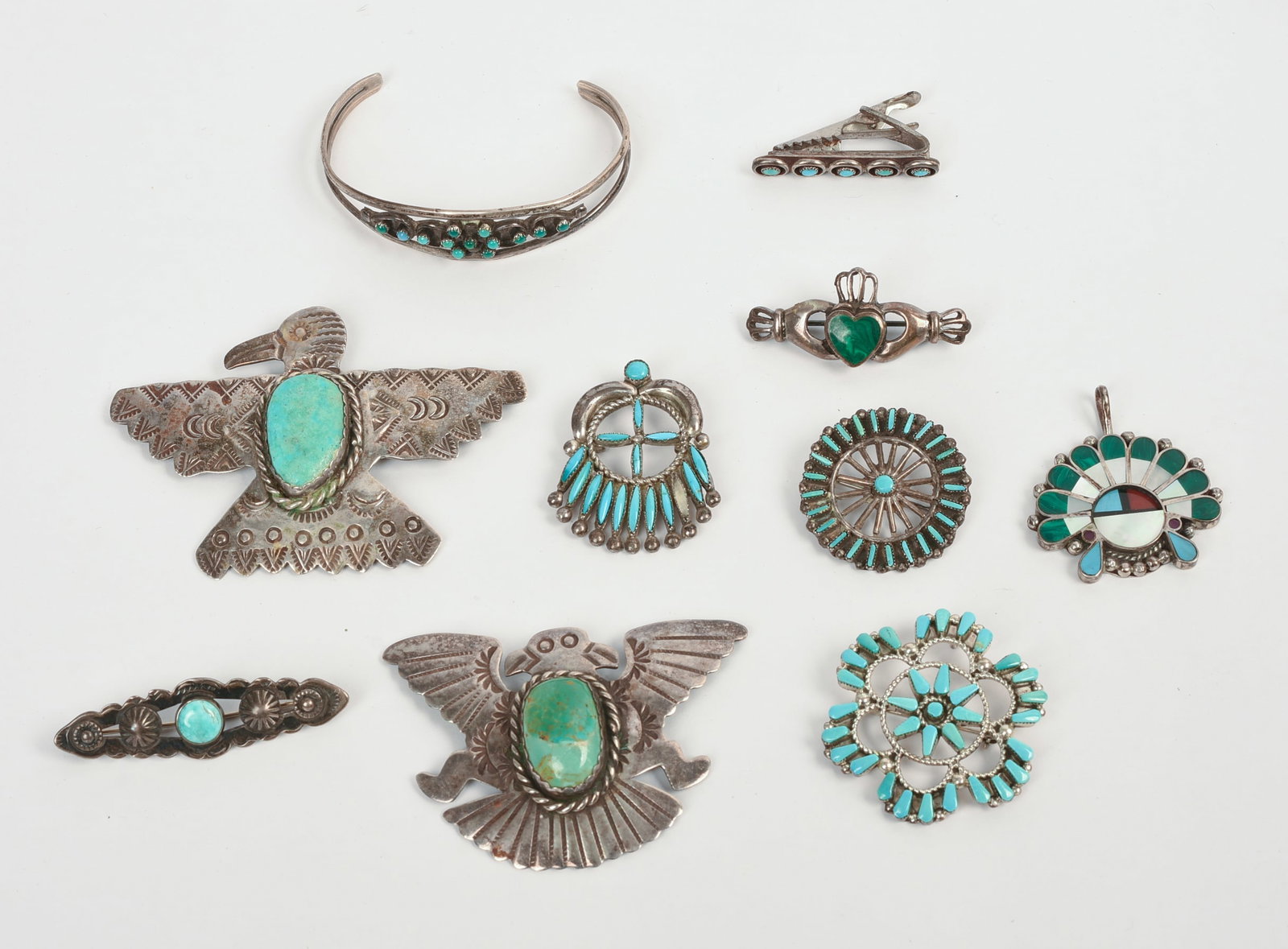 Collection of Native American Jewelry. (1 of 5)