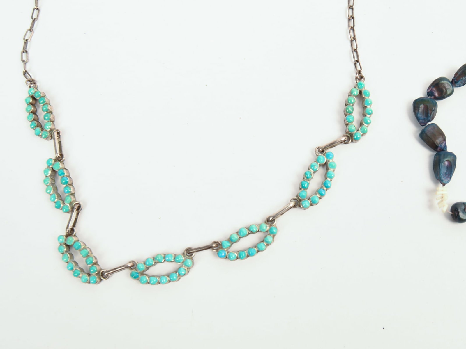 Ten Native American Beaded Necklaces. - 6