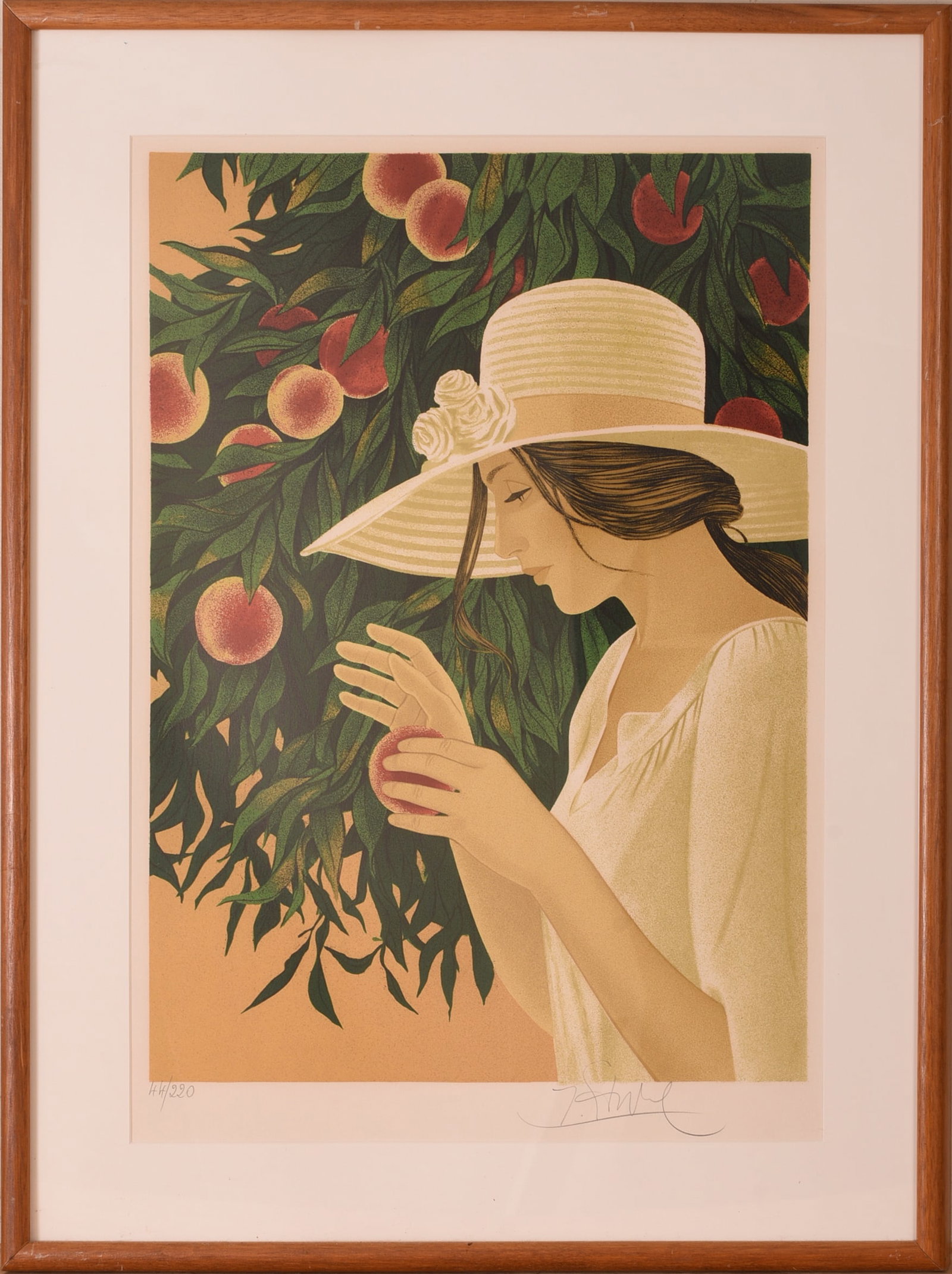 Yves Ganne. Femme Au Pecher. (1 of 3)