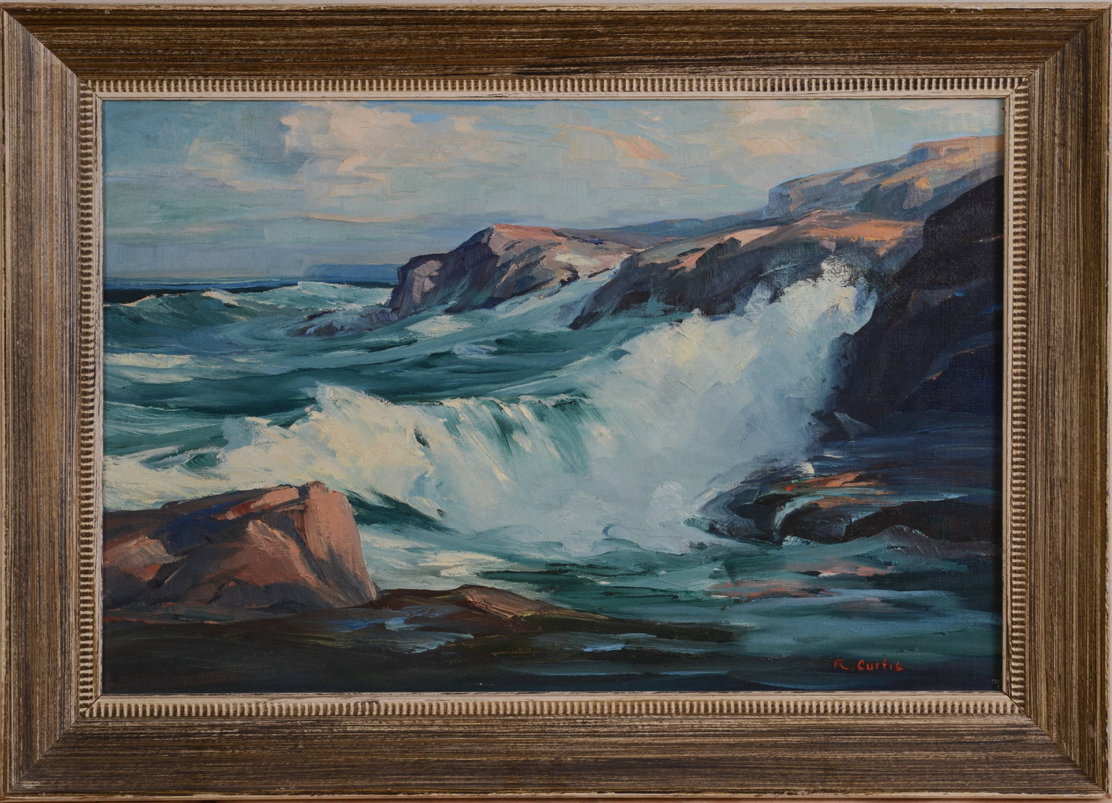 R. Curtis. Crashing Surf. (1 of 3)