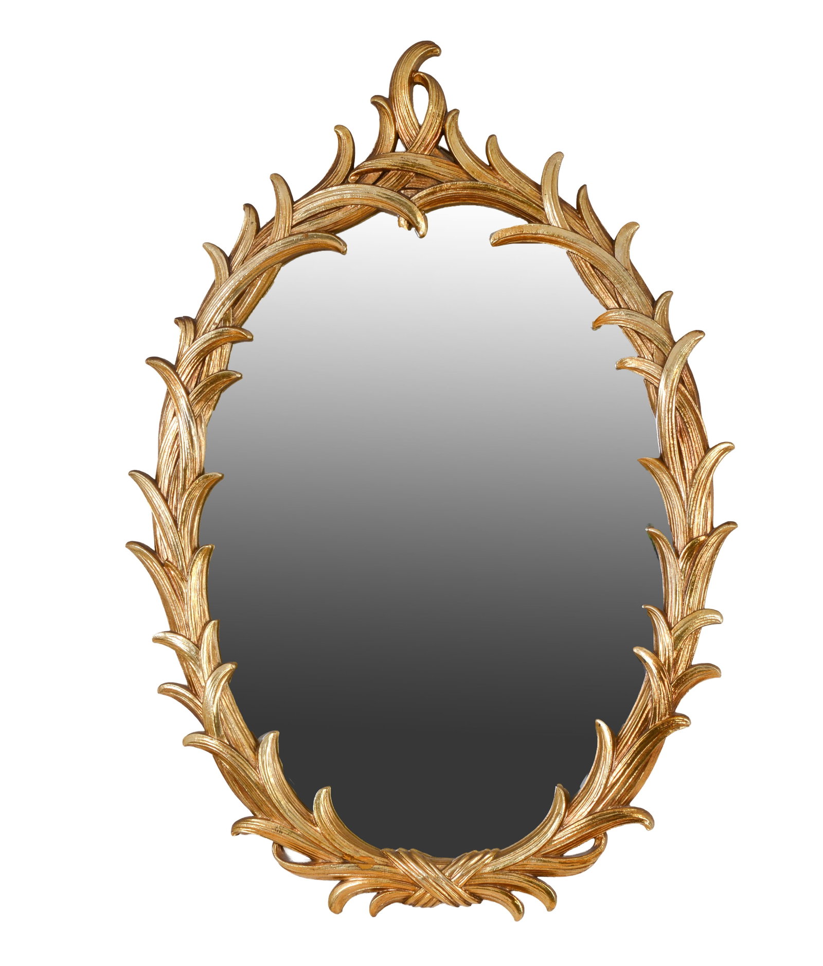 Syroco Wood Mid Century Mirror.: 28 x 19.5 inches. Good condition.