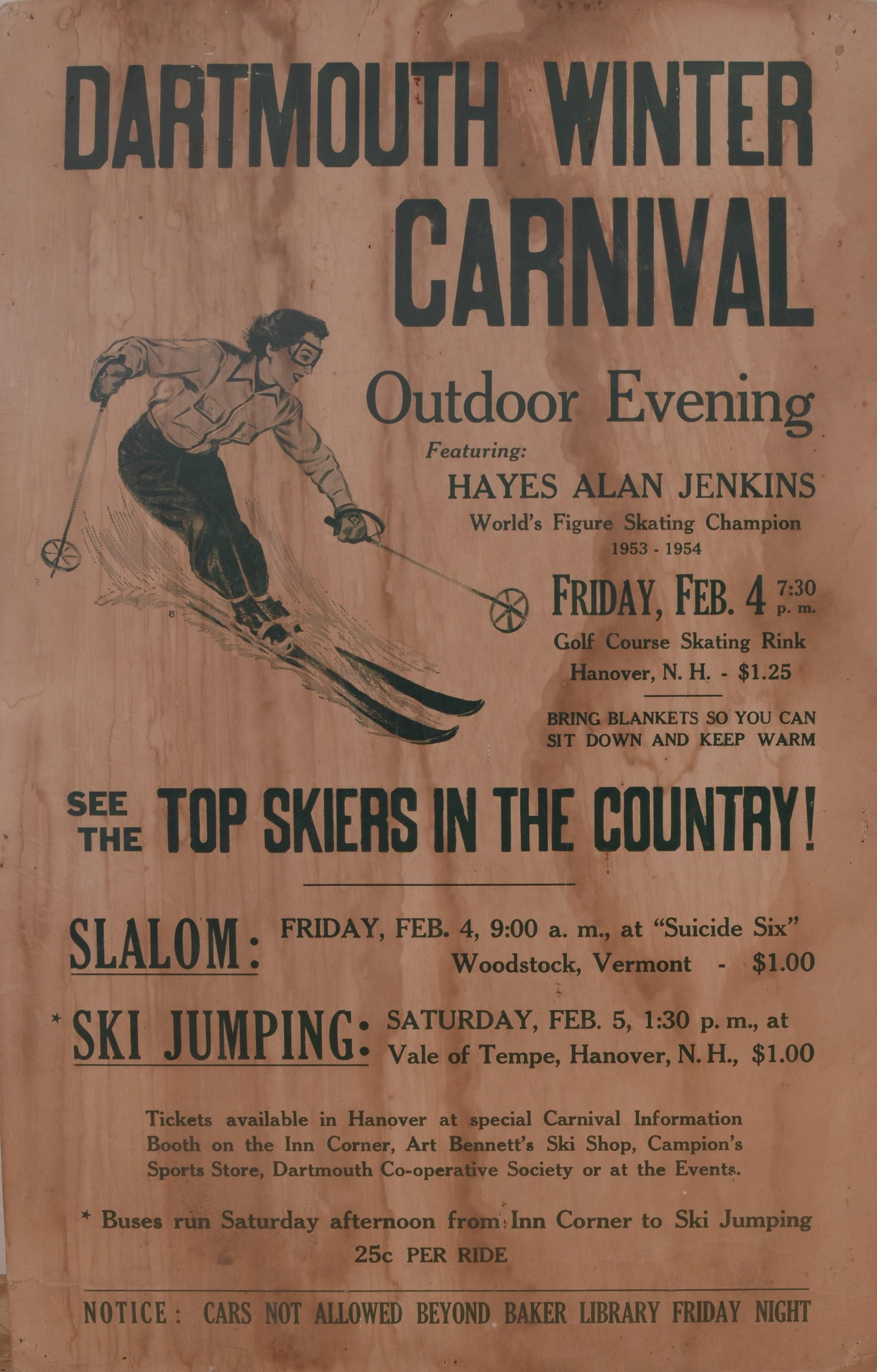 Dartmouth Winter Carnival Broadside. (1 of 2)