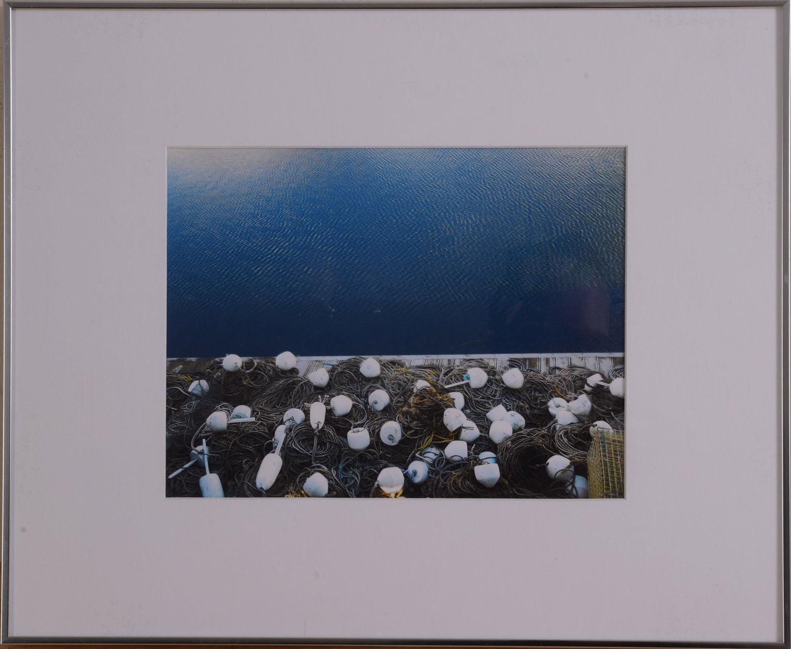 David Kelly Photograph: Lobster Buoys.: Framed, 14 x 17 inches.