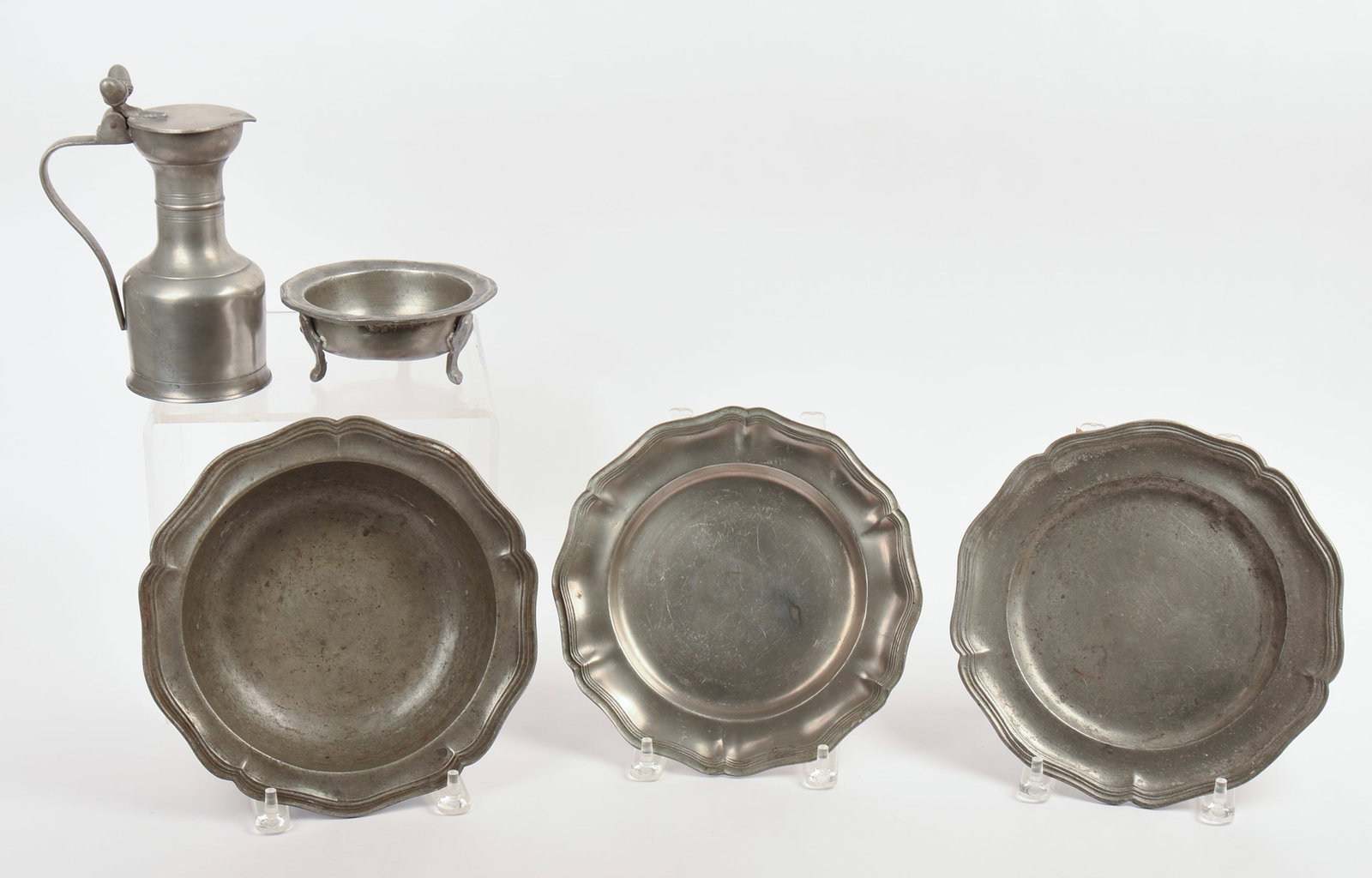 Group of Pewter Items. (1 of 9)
