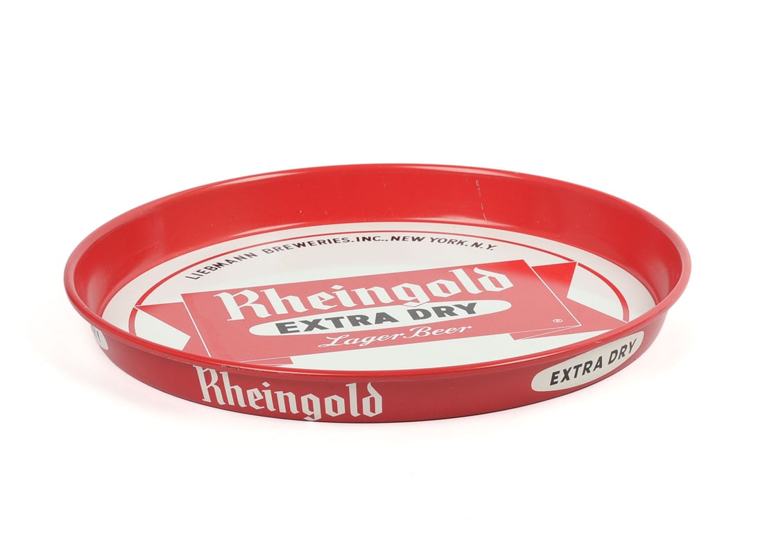 Rheingold Beer Tray.: Diameter 12 inches.