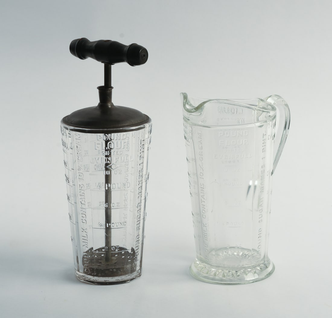 Even Full Pitcher and Mixer.: Height of pitcher. 9 inches.