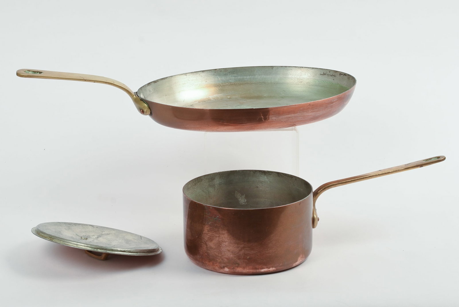 Two Copper Pans. - 3