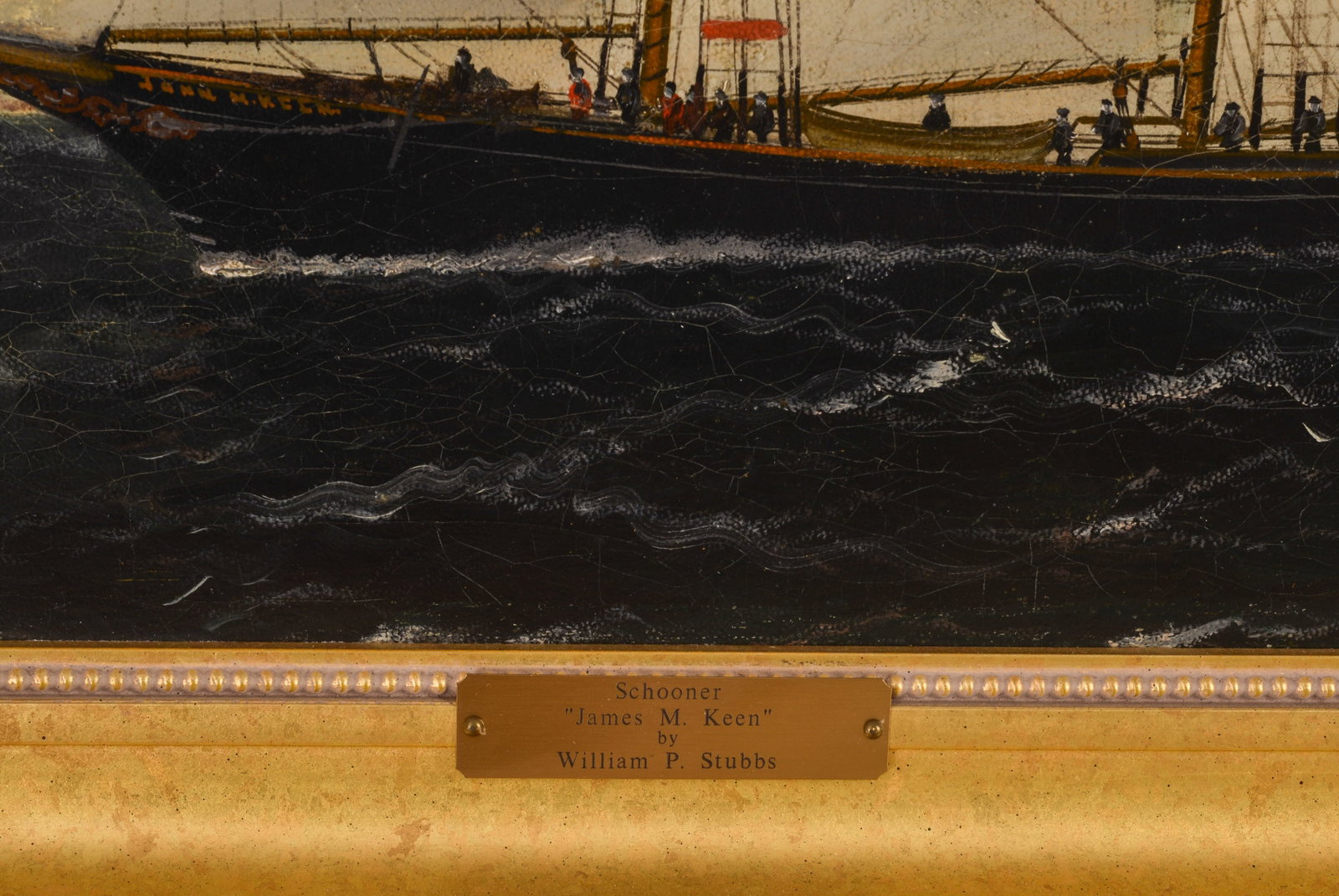 WILLIAM P. STUBBS (1842-1909). THE SCHOONER JOHN M. KEEN. - 3